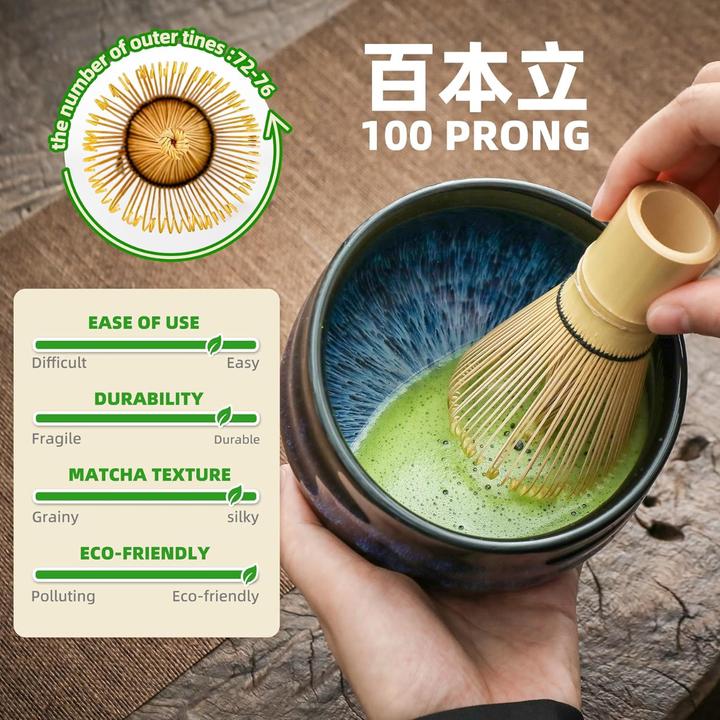 Actual product image Teanagoo 7-teiliges Matcha-Tee-Set mit Bambus-Schneebesen