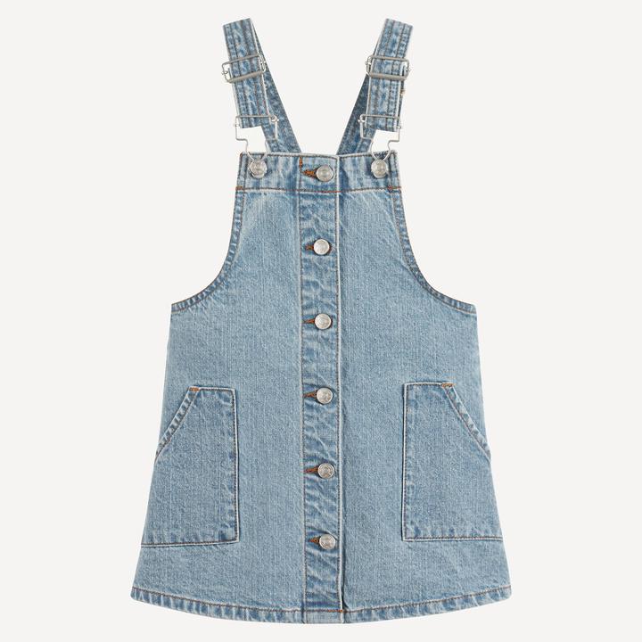 Actual product image La Redoute Collections Latzkleid mit Trägern aus Jeansstoff (86)