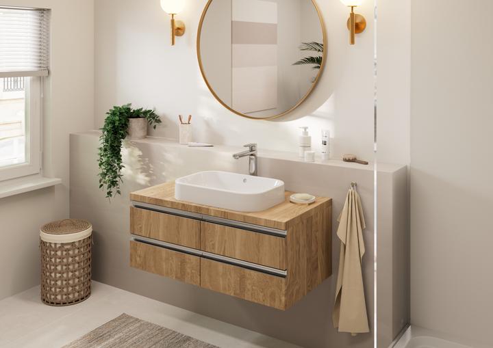 Actual product image hansgrohe Vernis Blend single-lever washbasin mixer 190 with pop-up waste