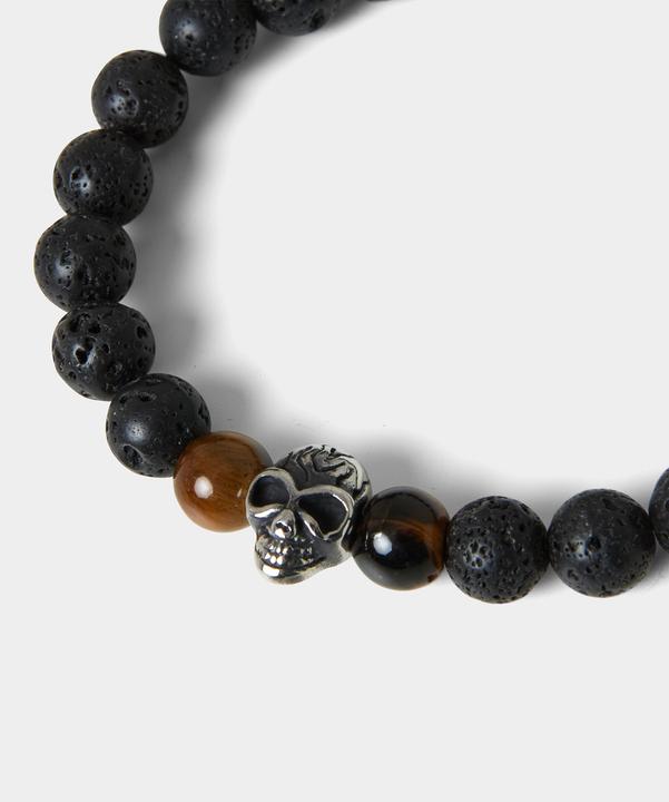 Immagine prodotto Joe Browns Bracciale di lava e occhio di tigre con perline