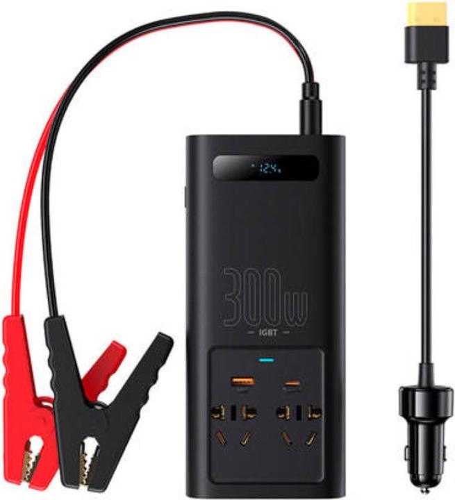 Baseus IGBT Power Inverter 300W (220V CN/EU ) Black