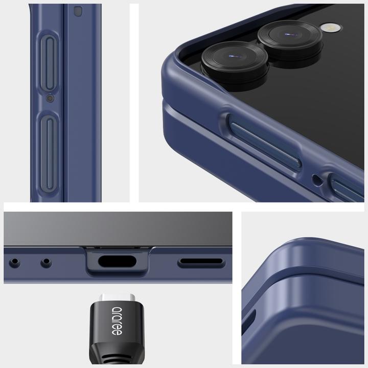 Actual product image Araree Case Aero Flex M MagSafe Qi2 for Samsung Galaxy Z Flip7 pink (Samsung Galaxy Z Flip7)