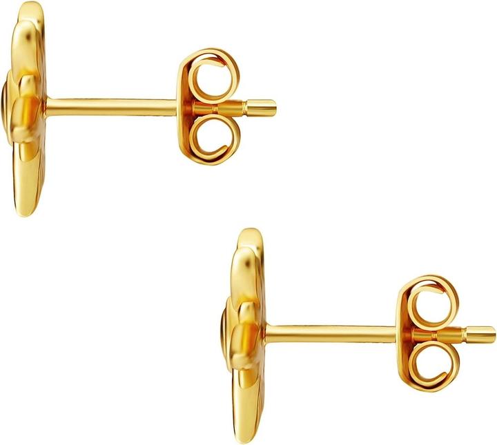 Immagine prodotto Glanzstücke München Ohrstecker Sterling Silber gelbgold - 38158 (Argento 100%)