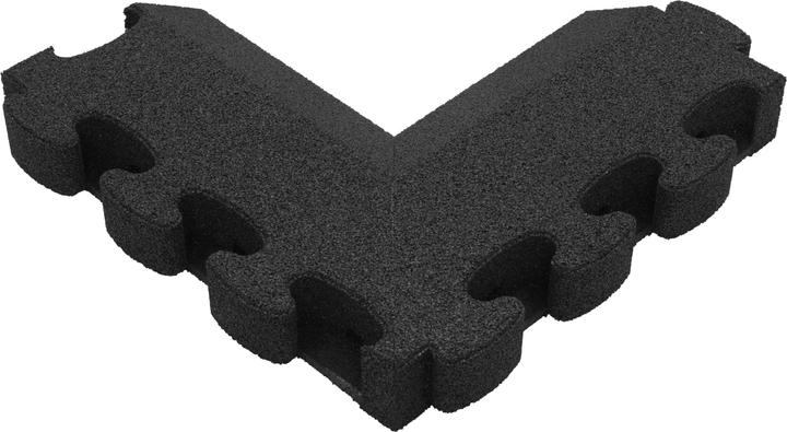 Gum-Tech Negative corner piece Bevelled for fall protection slabs (55 x 25 cm)