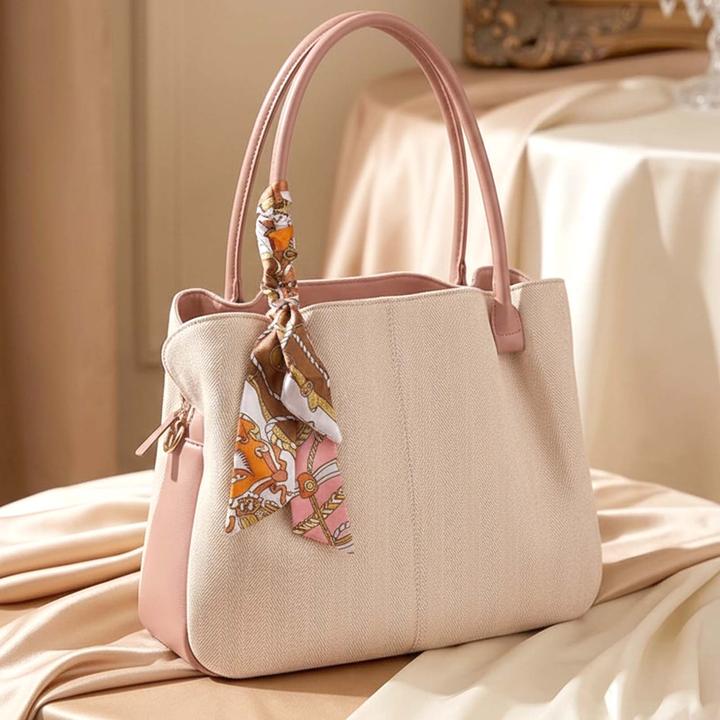 Immagine prodotto Gallantry Damen Shopper Chevron mit Tuch