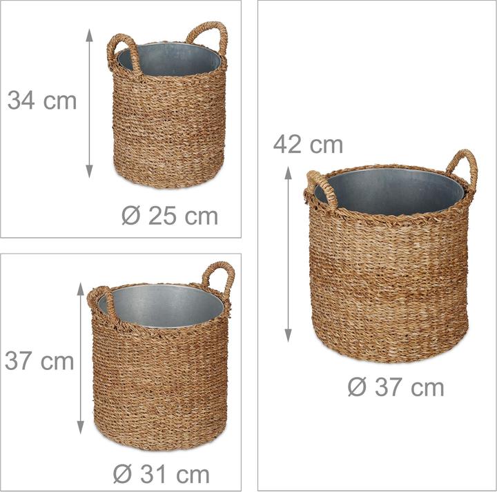 Produktbild Relaxdays Pflanzkorb (37 x 42 cm)