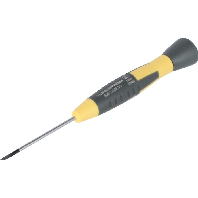 Irimo, Cacciavite, Cacciavite di precisione ESD per viti con intaglio 0,5 mm x 3,0 mm x 50 mm