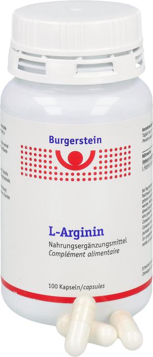 Actual product image Burgerstein L-Arginine (100 pcs., Capsules, 200 g)