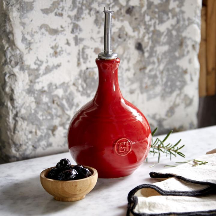 Image du produit Emile Henry Distributeur de vinaigre/huile Argile rouge (400 ml)