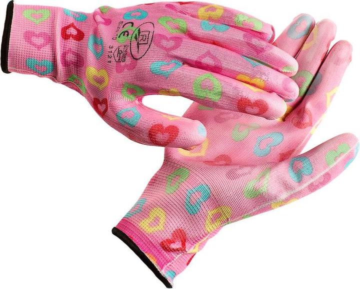 Actual product image Uvex Safety Gloves knitwear, pink, M (M)