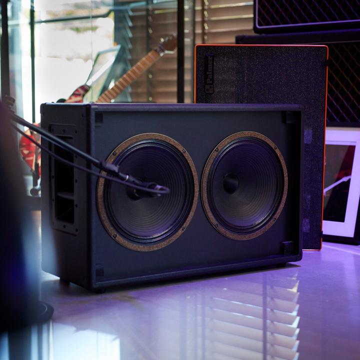 Produktbild Palmer Audio CAB 212 BX GBK - Gitarren Lautsprecherbox mit Celestion Greenback 2 x 12, Open-Back (Gitarre)