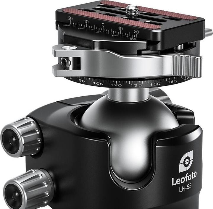 Produktbild Leofoto LH-55PCL (w/ PCL-70 Clamp) 55mm Low Center Of Gravity Ball H (2006201511) (Kugelkopf)