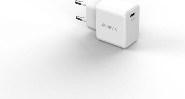 Image du produit Devia chargeur mural GRS EA457 GaN PD 30W 1x USB-C blanc (30 W, 1 portion)