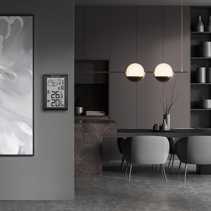 Image du produit Bresser Meteo Temp W Funk Wetterstation mit Aussensensor und DCF-Funkuhr