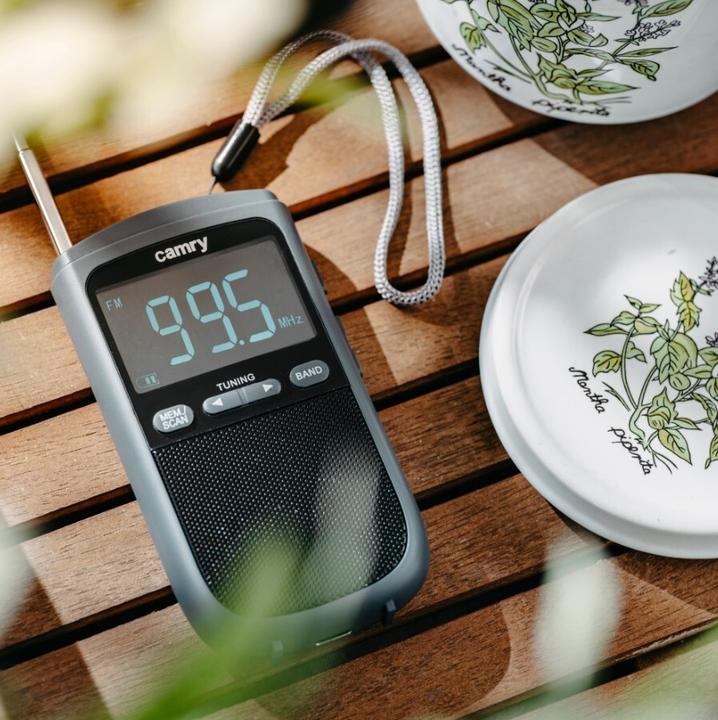 Produktbild Camry Interactive solution | Portable mini radio | CR 1905 | Alarm function | Black (AM, FM)