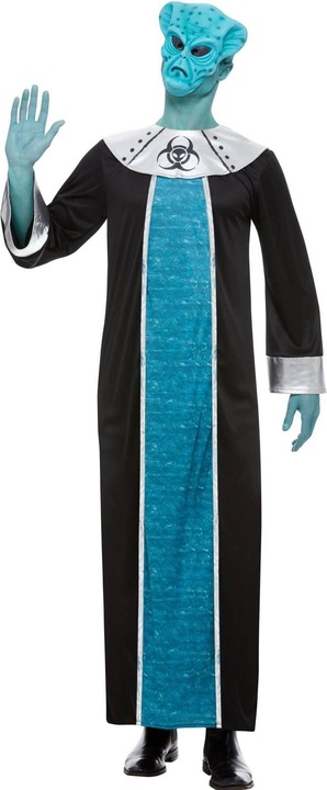 Actual product image Smiffys Unisex Adult Alien Lord Costume (L)