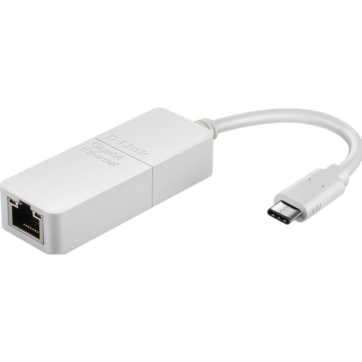 Thumbnail - D-Link DUB-E130 (USB-C 3.0, RJ45 (1x)), Netzwerkadapter, Weiss