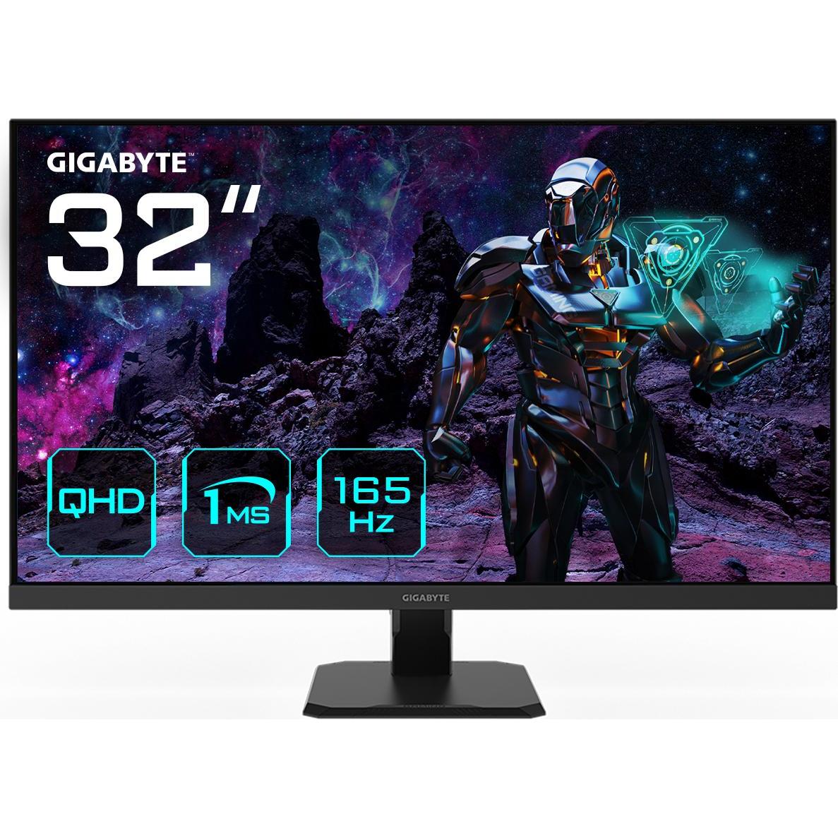 Gigabyte GS32Q (2560 x 1440 Pixel, 31.50"), Monitor, Schwarz