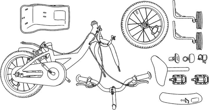 Produktbild vidaXL Kinderfahrrad (14")