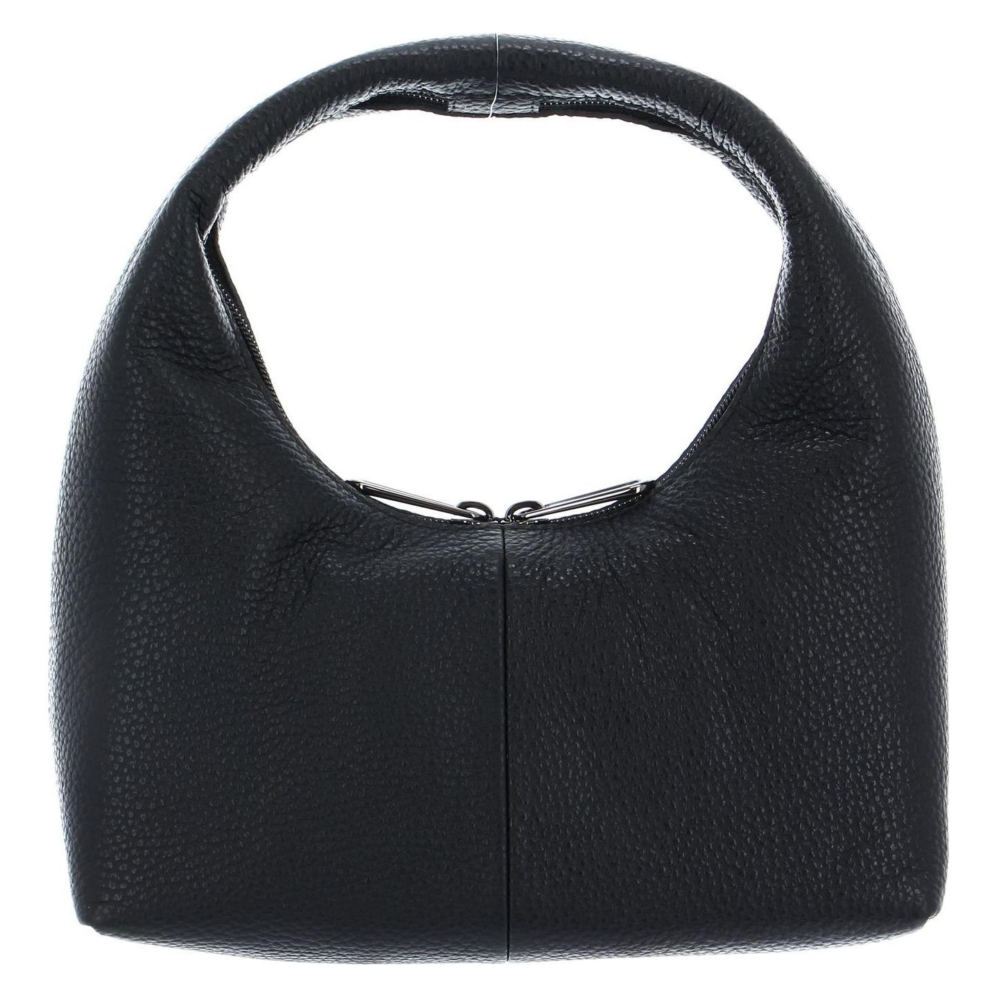 Mandarina Duck, Damen, Handtasche, Mellow Leather Hobo, Schwarz