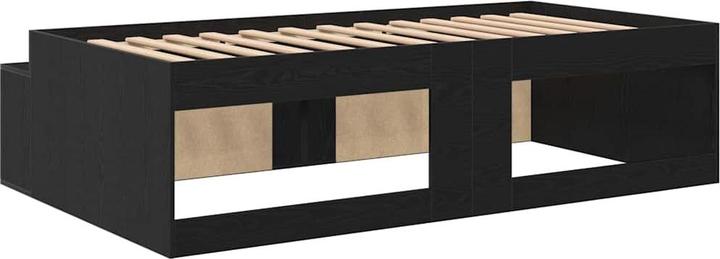 Produktbild vidaXL Stauraum-Bettgestell Sonoma Eiche 100x200 cm (100 x 200 cm)