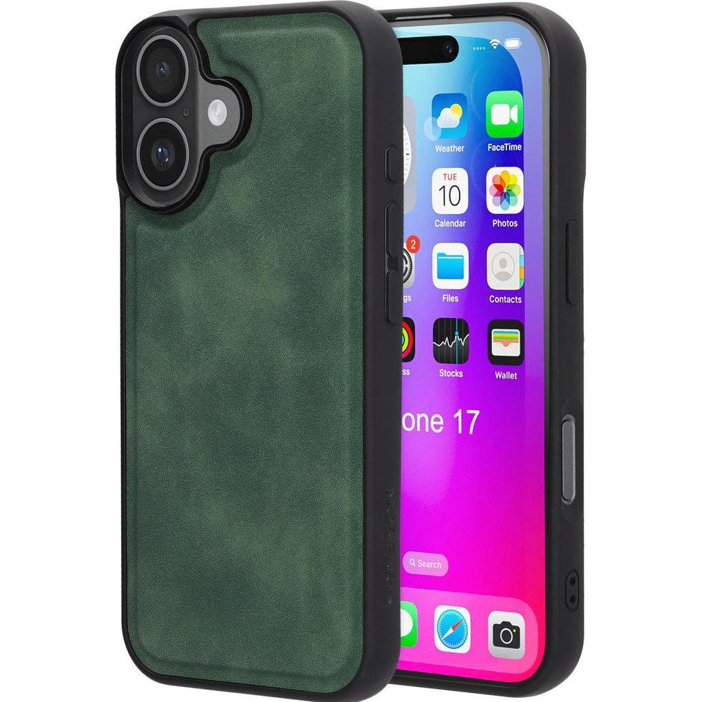 Mobiparts Classic Backcover Apple iPhone 17 Emerald Green (MagSafe Compatible) (Apple iPhone 17), Cover smartphone, Verde