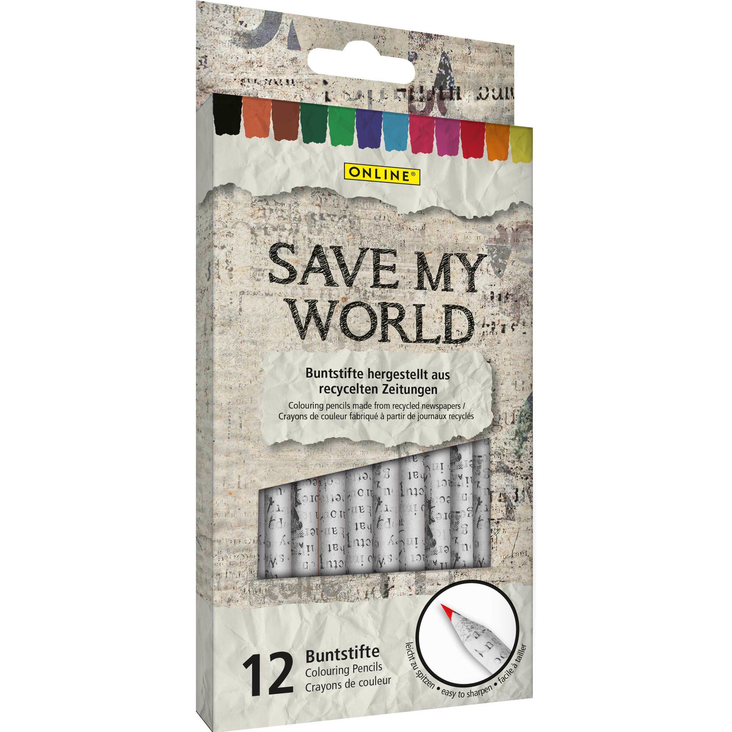 Thumbnail - Online, Malstifte, Buntstifte Save My World 7920 12 Stück (12 x)