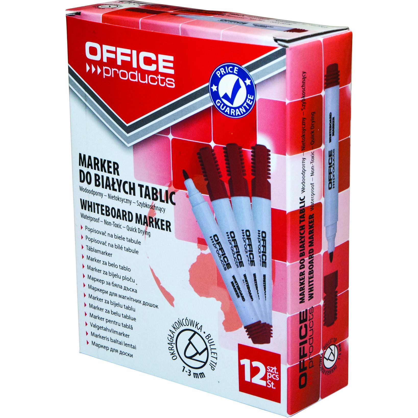 Office Products, Marker, Marker, für whiteboards, rund, 1-3mm (strich), grün (Grün, 3 mm)