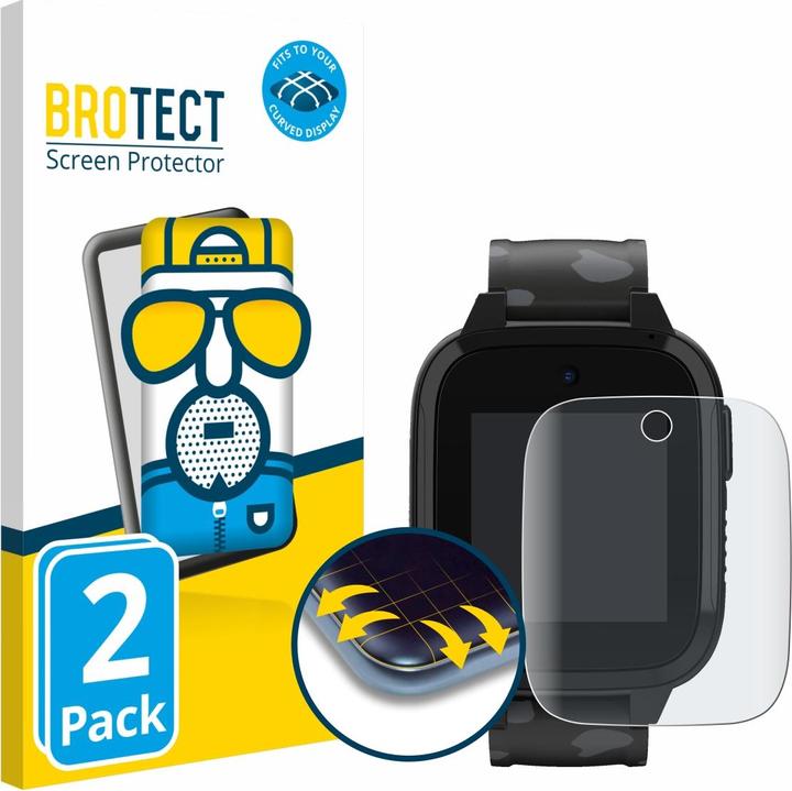 Produktbild BROTECT Fullscreen Schutzfolie Displayschutz Folie Matt Entspiegelungsfolie