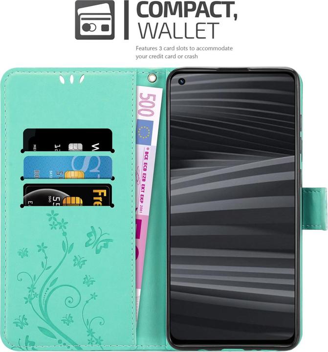 Image du produit Cadorabo Housse Flower Book pour Realme GT 2 / GT Neo 2 (Realme GT 2, Realme GT Neo 2)