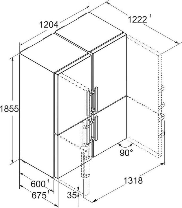 Actual product image Liebherr XRFst 5295 Peak (387 l)