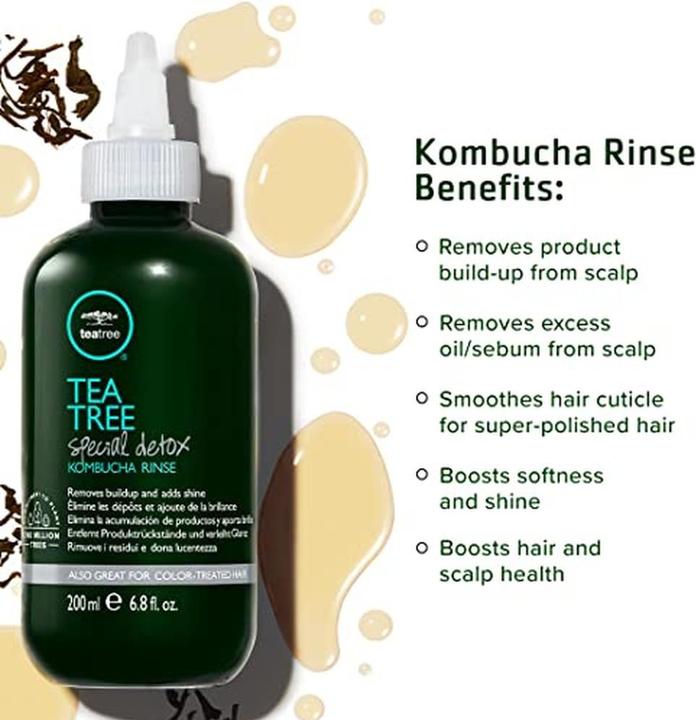 Produktbild Paul Mitchell Tea Tree Detox Kombucha Rinse (200 ml, Flüssiges Shampoo)