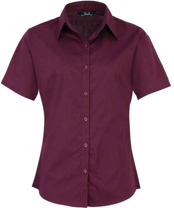 Actual product image Premier Womens/Ladies Poplin Short-Sleeved Blouse (32 D)