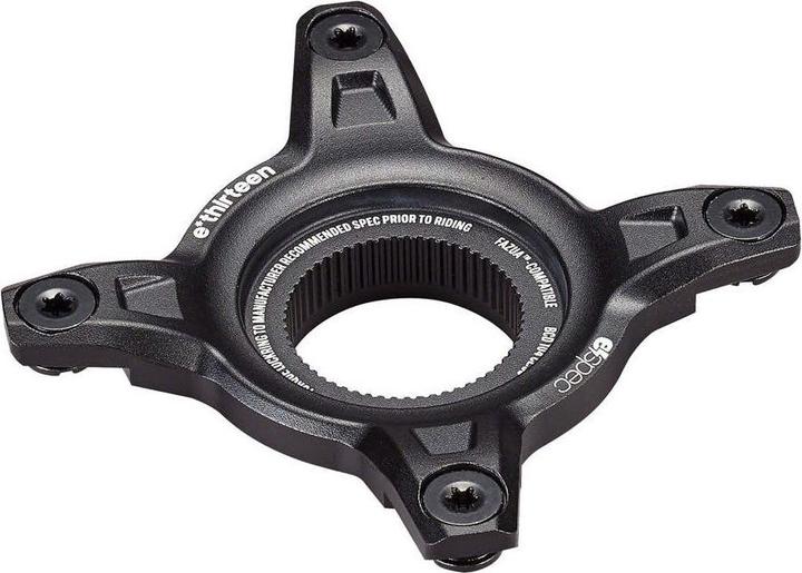 e*13 e*spec Direct Mount Adapter, 104mm, 55mm Chainline, Fazua Ride 60, black
