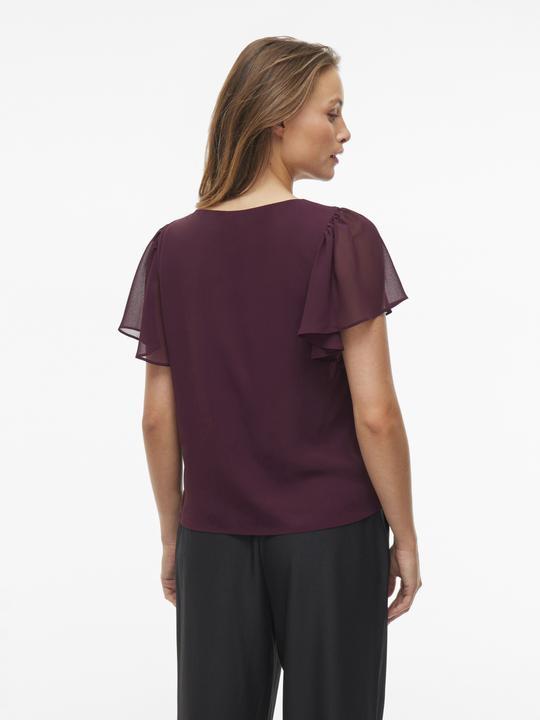 Produktbild Vila Kurzärmeliges Top mit V-Ausschnitt (40)