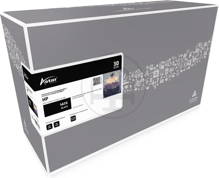 Actual product image Astar AS20338 HP W1470X LJ Toner black rebuilt 25.200pages