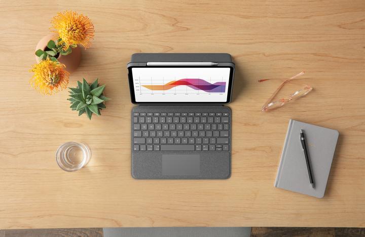 Actual product image Logitech Folio Touch (FR, iPad Air 2020 (4. Gen))