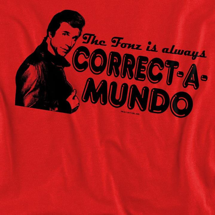 Immagine prodotto Happy Days Correct A Mundo Felpa Adulto Unisex (XXL)