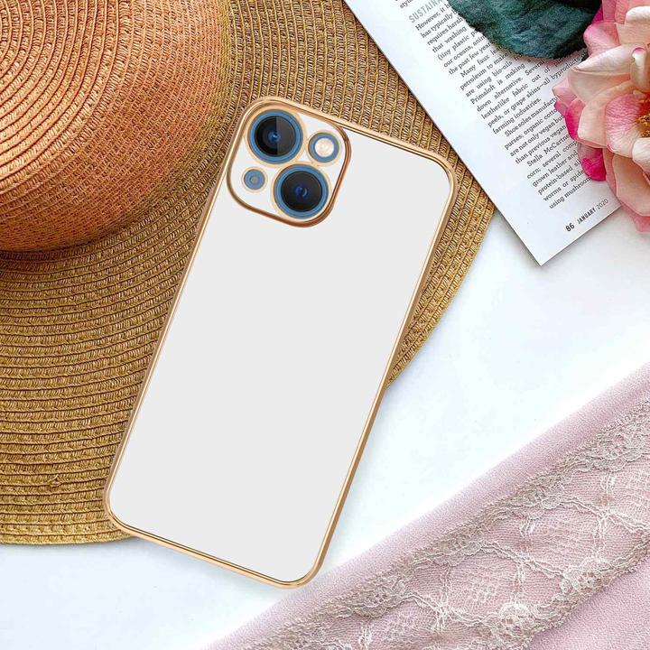 Actual product image Cadorabo Case for Apple iPhone 13 MINI in TPU with camera protection LM130 Style (Apple iPhone 13 mini)