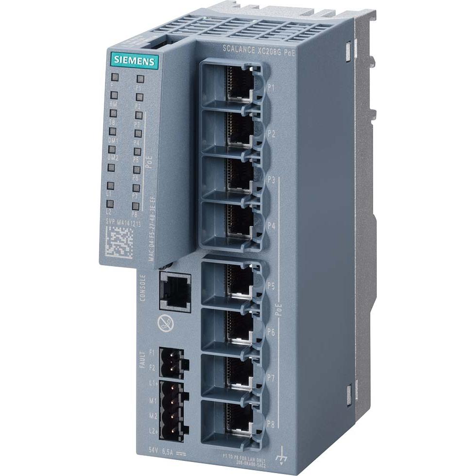 Siemens 6GK5208-0RA00-5AC2 SCALANCE, Netzwerk Switch