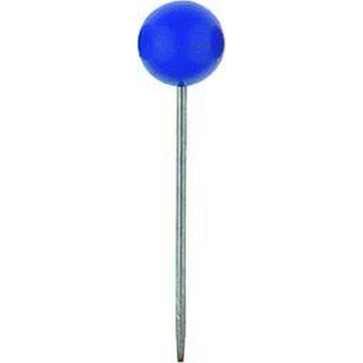Alco, Zubehör Präsentieren, Landkartennadel 5mm blau VE=60 Stück