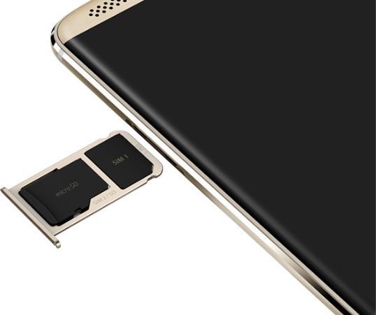 Actual product image ZTE Axon 7 (64 GB, Ion Gold, 5.50", Hybrid Dual SIM, 4G)