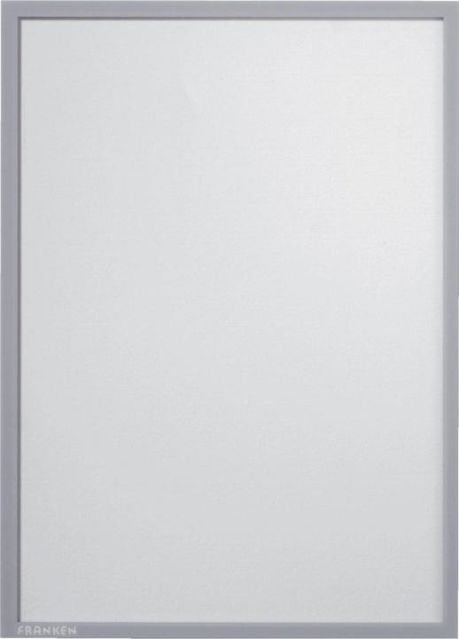 Image du produit Franken Pochette magnétique / porte-documents, DIN A4, feuille dure grise, mat, résistant aux documents