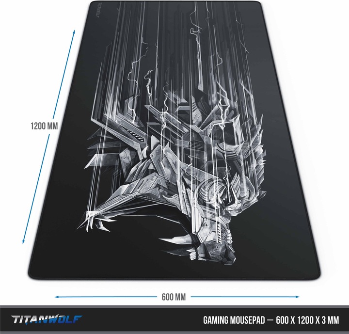Actual product image Titanwolf Gaming Mauspad (3XL)