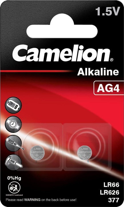 Immagine prodotto Camelion Pile alcaline a bottone LR66 (2 pz., AA, 20 mAh)