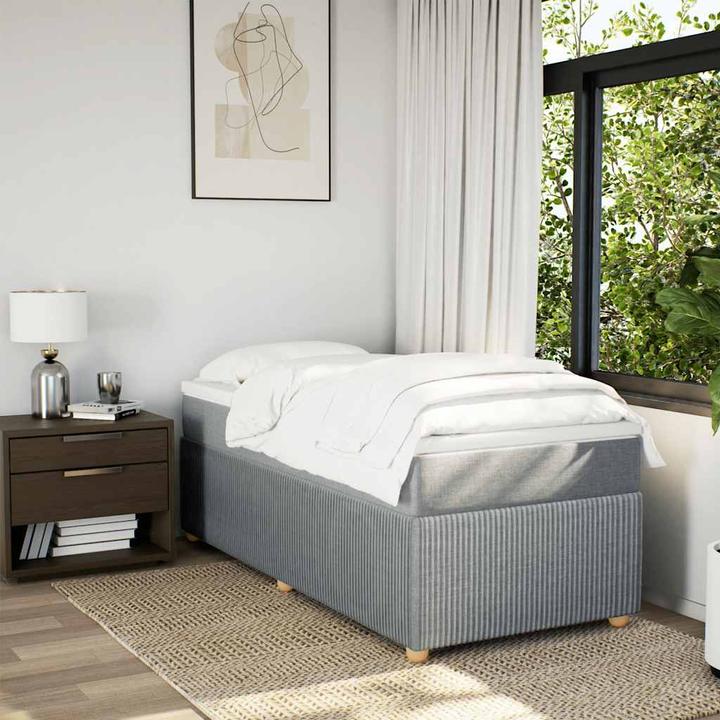 Produktbild VidaXL Bo x springbett mit Matratze 160 x 200 cm Stoff (160 x 200 cm)