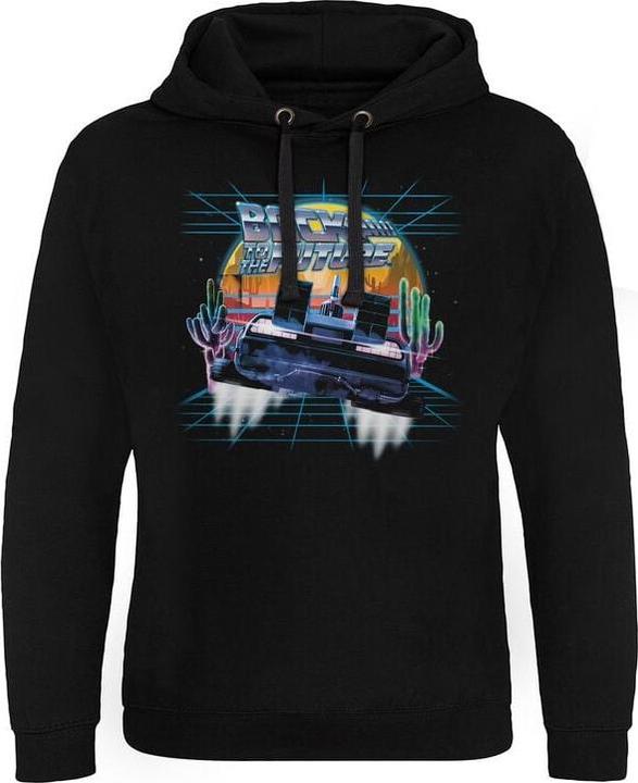 Back to the Future Retro Neon Desert