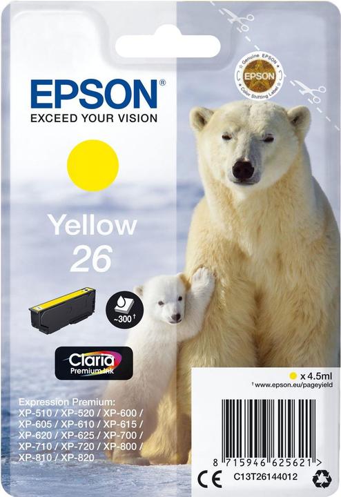 Produktbild Epson 26 Claria Premium (Y)