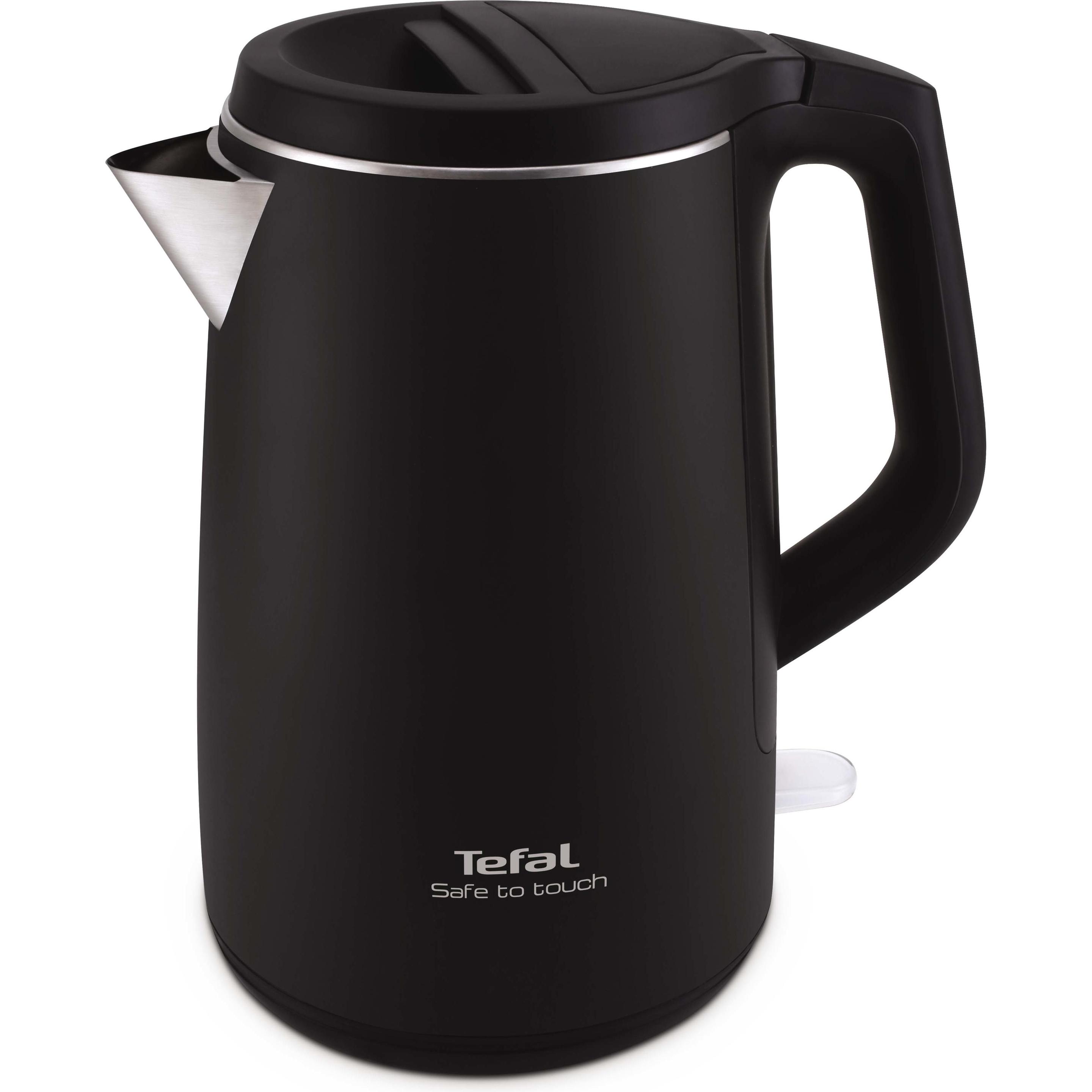 Tefal Safe to Touch, Wasserkocher, Schwarz