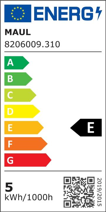 Energie-Label Maul LED-Tischleuchte MAULsolaris - anthrazit